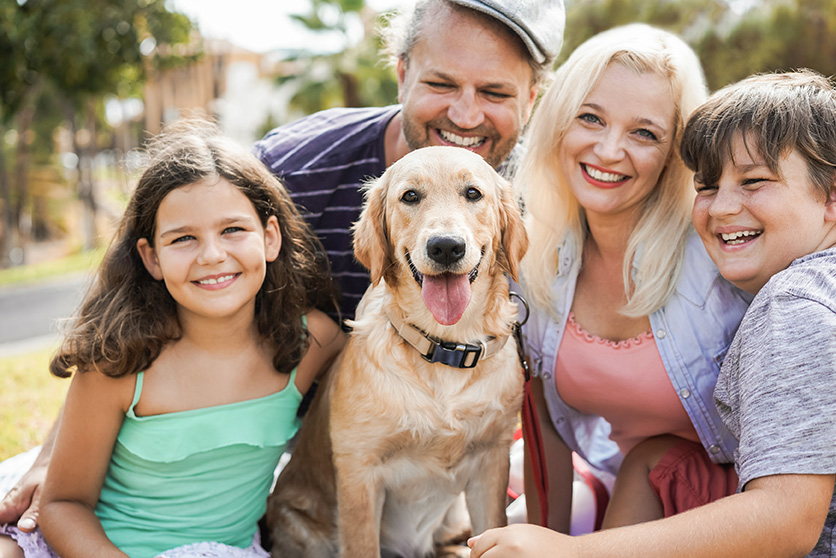 family-with-dog